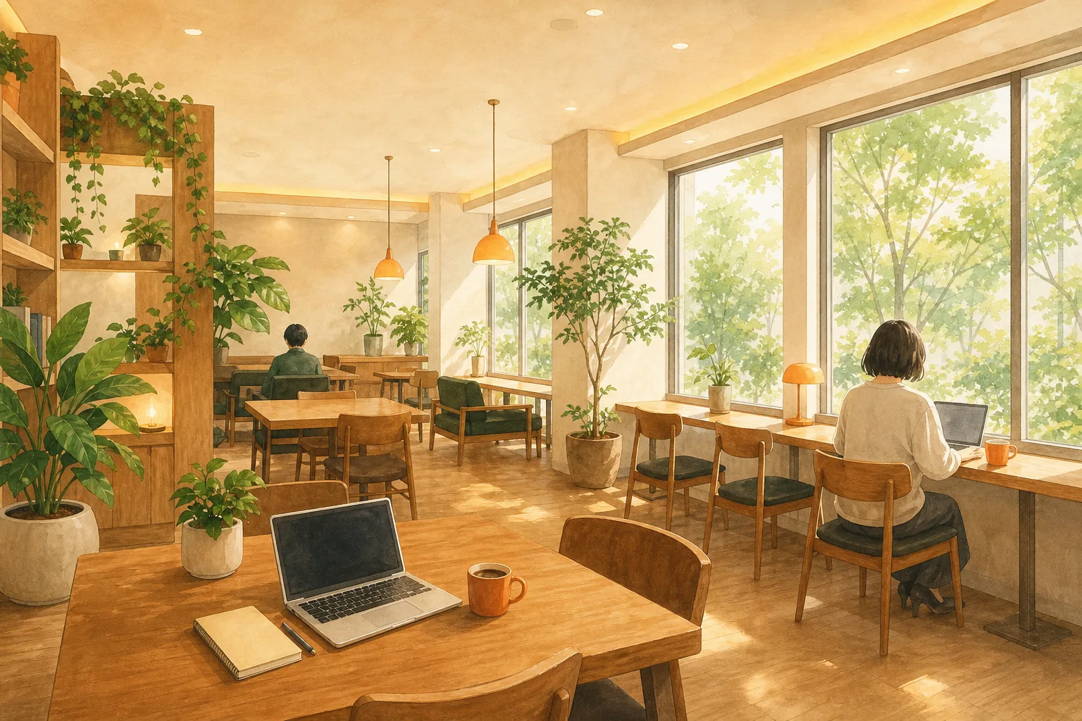 isara 店内イメージ(AI生成)