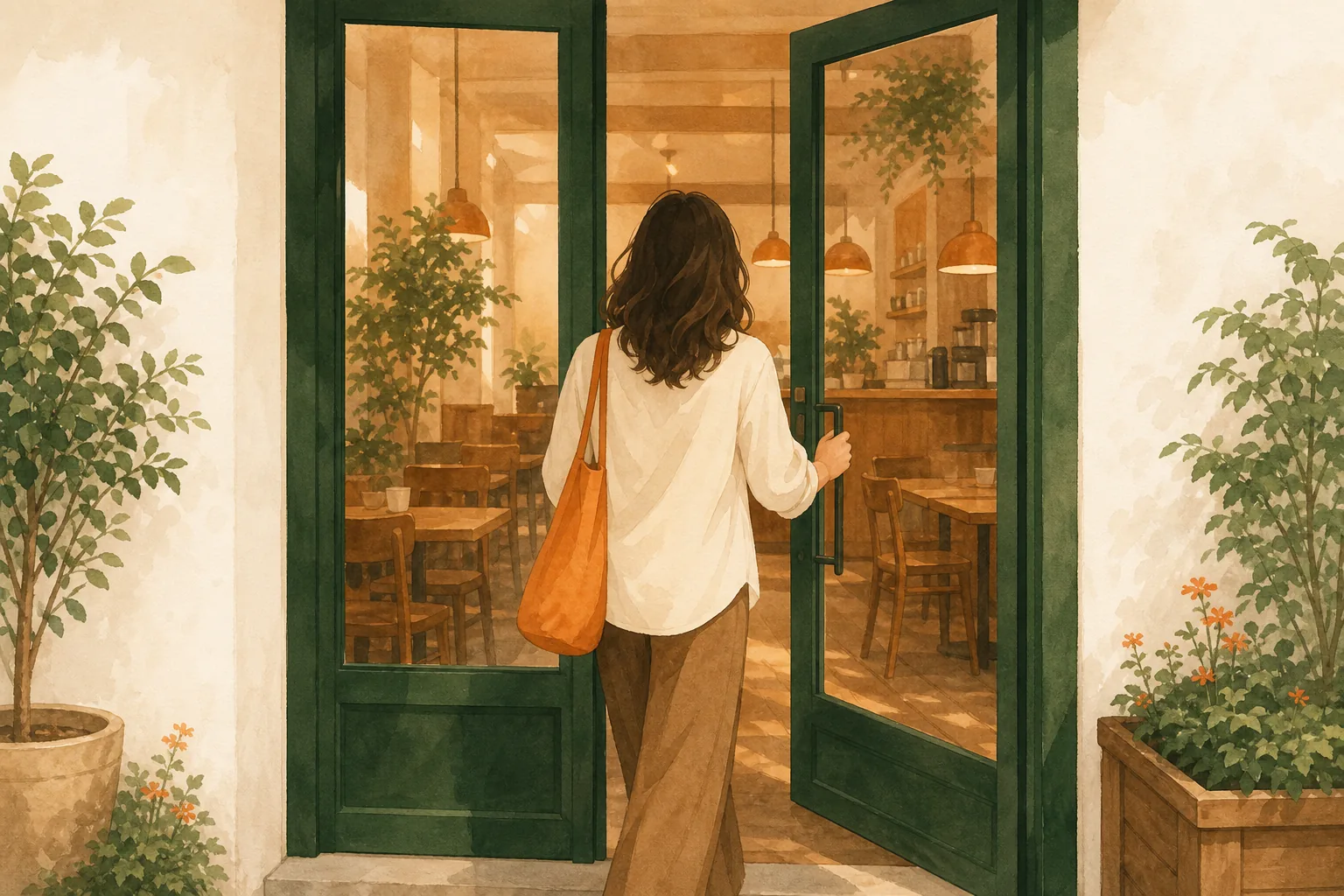 図: 入店イメージ